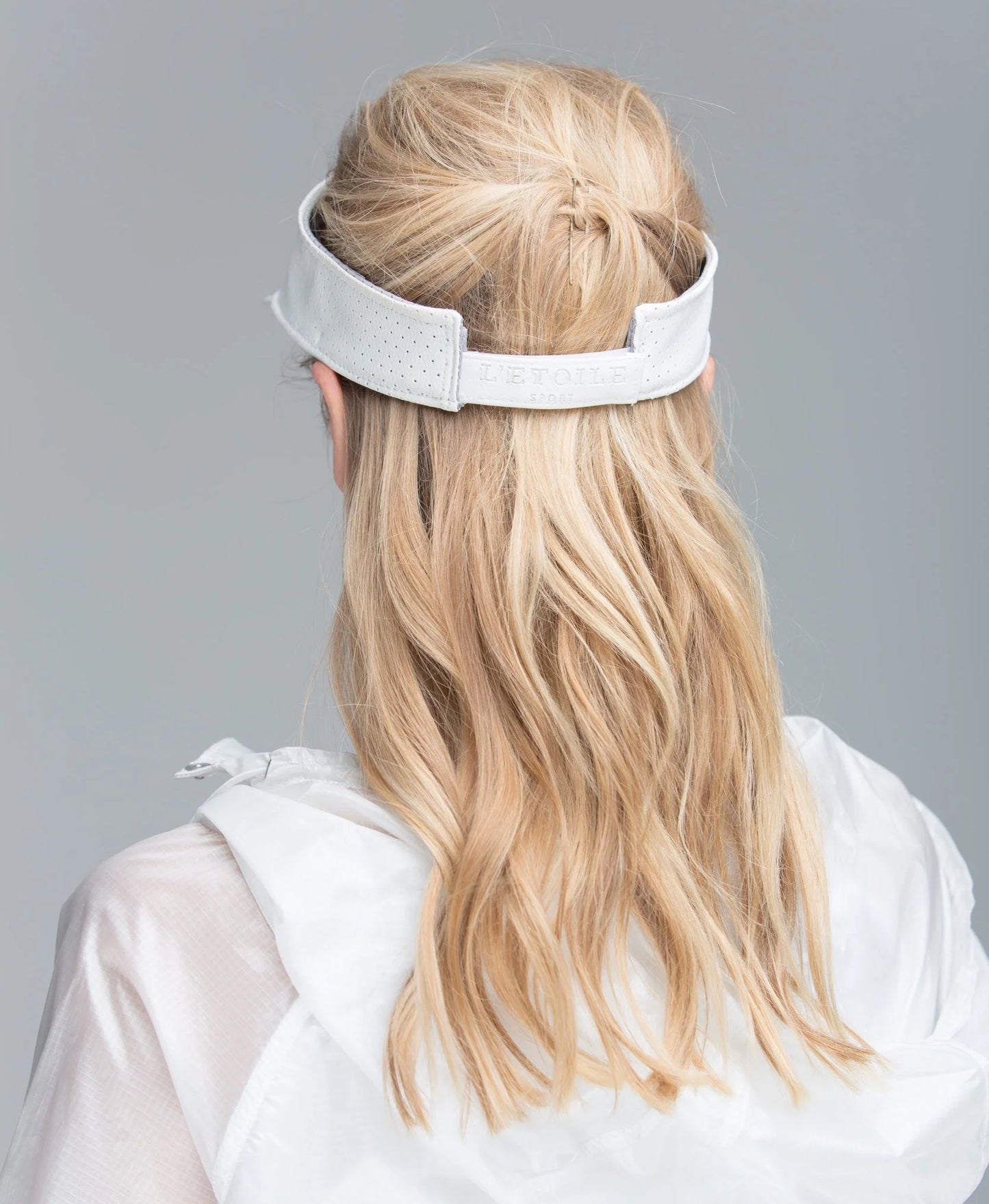 PERFORATED LEATHER VISOR