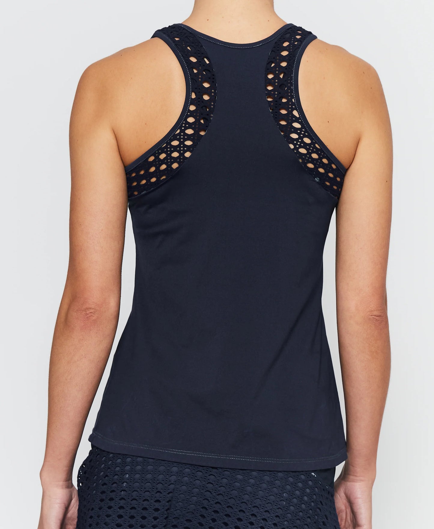 POINTELLE TRIM TANK SHORT