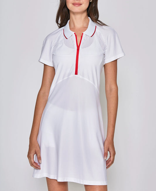 MESH ZIP PERFORMANCE DRESS