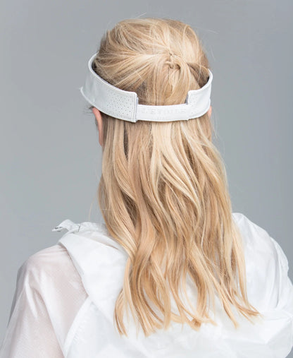 PERFORATED LEATHER VISOR