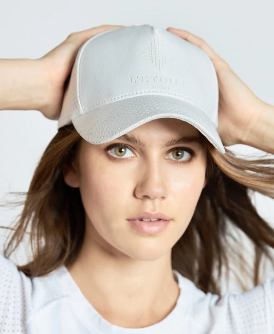 PERFORATED LEATHER HAT