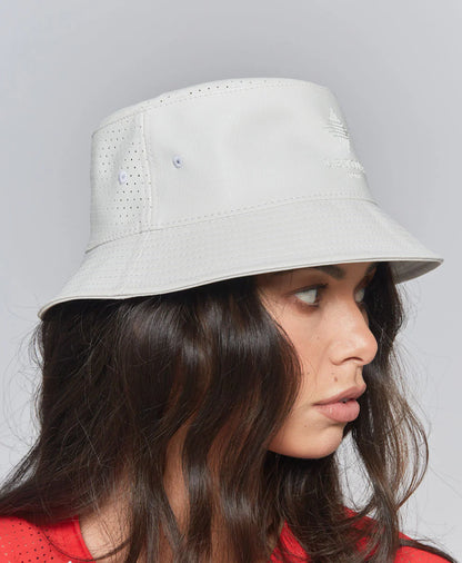 PERFORATED VEGAN LEATHER BUCKET HAT