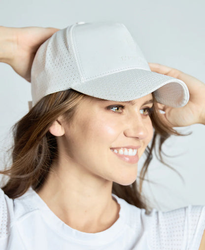 PERFORATED LEATHER HAT